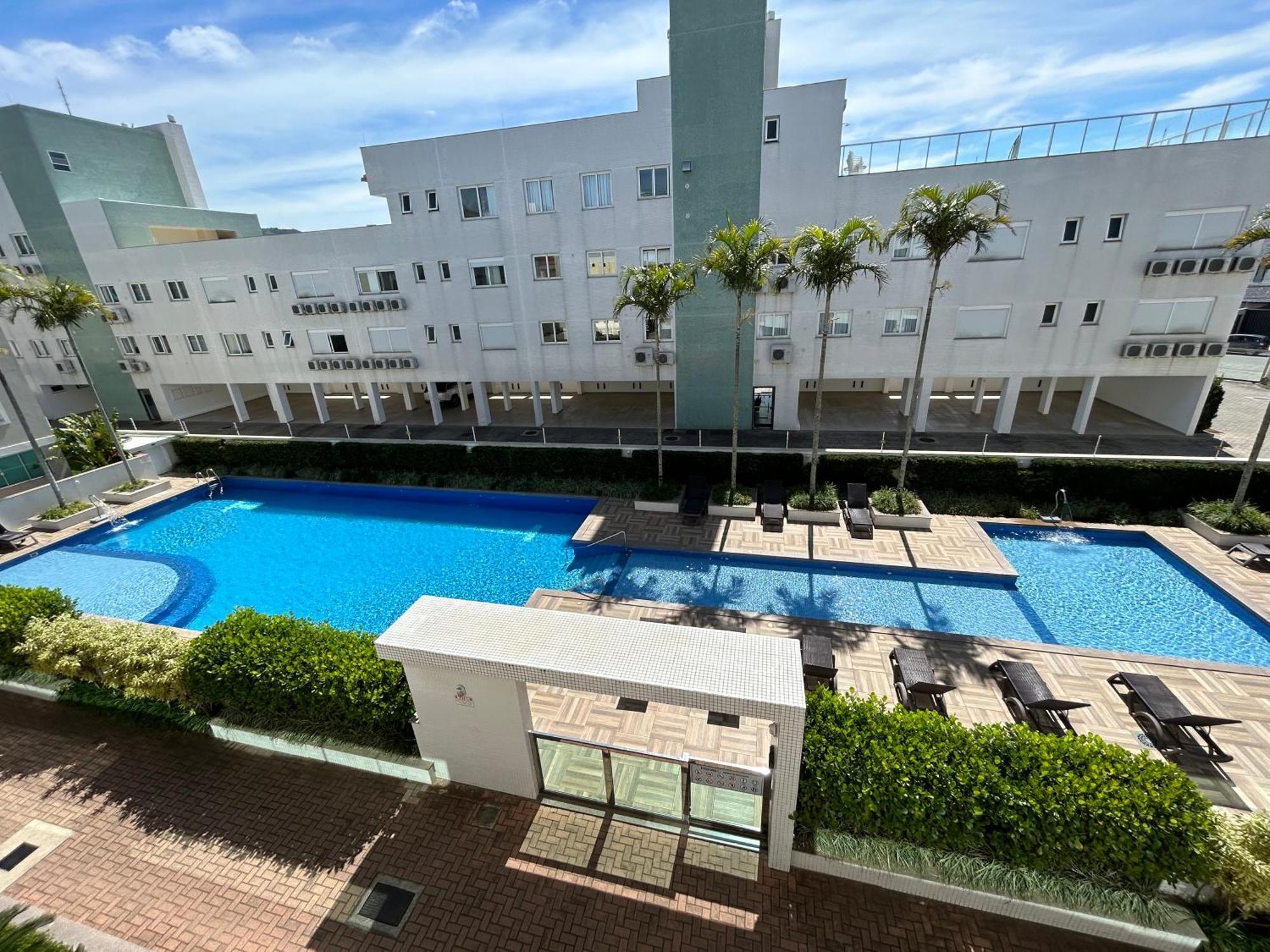 Apartamento De Frente Para Piscina, Com Vista Para O Mar Apartment ฟลอเรียนอโปลิส ภายนอก รูปภาพ